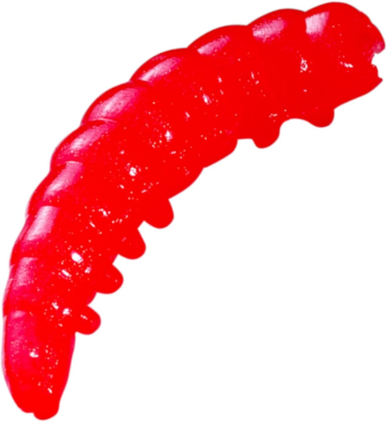 EBPHWR PowerBait Power Honey Worm Fishing Bait Red, 1-Inch, 55 per