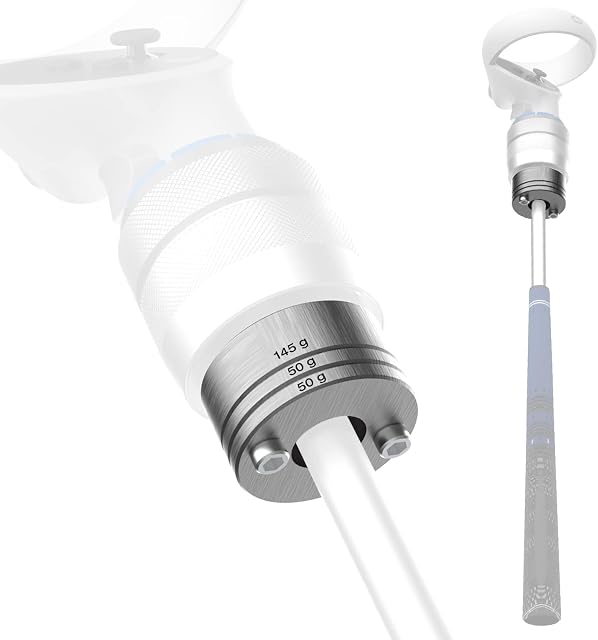 YEZRO Y11 Adjustable Metal Weight for Oculus Quest Golf Club Attachment - Adds 245/195/145 Grams to VR Accessories (Attachment NOT Included)