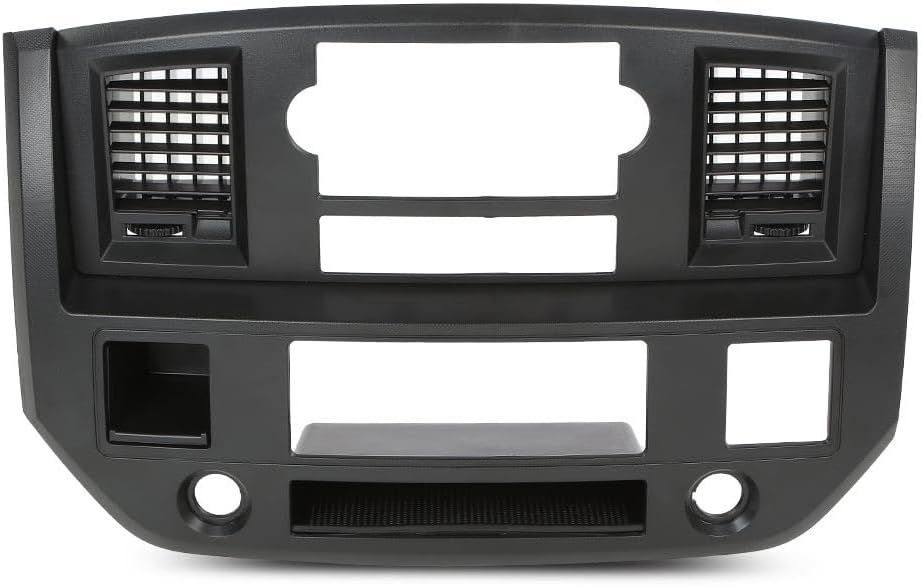 G-PLUS Center Dash Trim Radio Bezel Vent Panel Compatible with Dodge Ram 1500 2500 3500 Truck 2006-2008