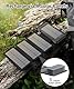 Solar Powerbank 26800 mAh mit 4 Solarpanel, Powerbank USB-C 18W Schnellladung für iPhone Samsung und mehr, IPX7 wasserdichte Outdoor Externe Akkus mit Taschenlampen-Dauerlicht/SOS/Stroboskop