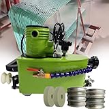Portable Small Glass Edger, Electric Glass Edging Machine, DIY Diamond Glass Art Corner Grinding Polisher, 850W Polish Edge Machine for Plane,Curve, Rounded Corner w/8 Diamond Wheels Green