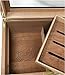 Prestige Import Group - Berkeley Glass Top Humidor - Capacity: Up to 100 - Color: Cherry with Digital Hygrometer