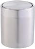 EKO Stainless steel Trash Bin with Swing Lid, 1.5 Liters, Silver