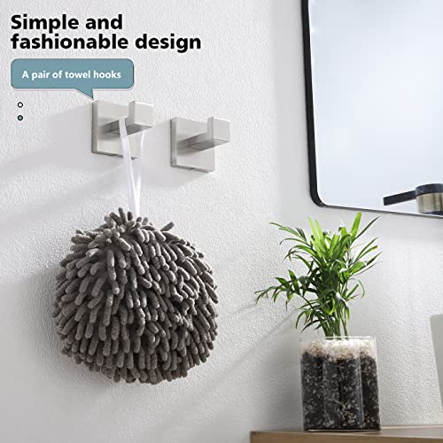 Kokosiri 12-Inch Single Towel Bar, Bathroom Towel Holder, Bath Towel Hook Square Robe Hook Coat Hook, Wall Mounted, Sus 304 Stainless Steel, Brushed Steel, B05A3-Br-L12 #TOP5