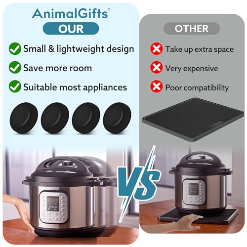 Appliance Sliders for Kitchen Appliances 24 PCS Self-Adhesive Small Accessories Hacks Easy to MovIing & Space Saving Kitchen Must Have Gadgets