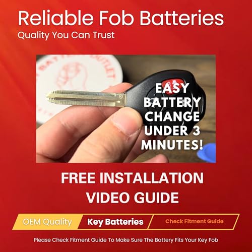 CR2016 Key Fob Battery (2-Pack)