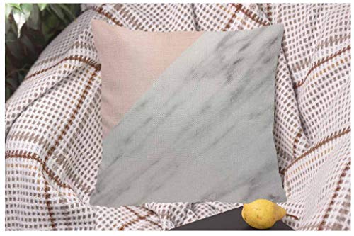 WONDERTIFY Marble Pattern Linen Throw Pillow Cover #TOP13
