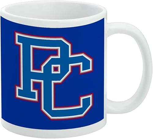 Vista 365 de Taza de cerámica con el logotipo principal de la Universidad de St. John, taza de regalo novedosa para café, té y bebidas calientes, 11oz, blanca