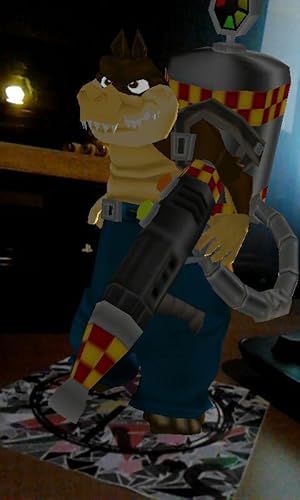 [AR] Dingodile Virtual Action Figure!