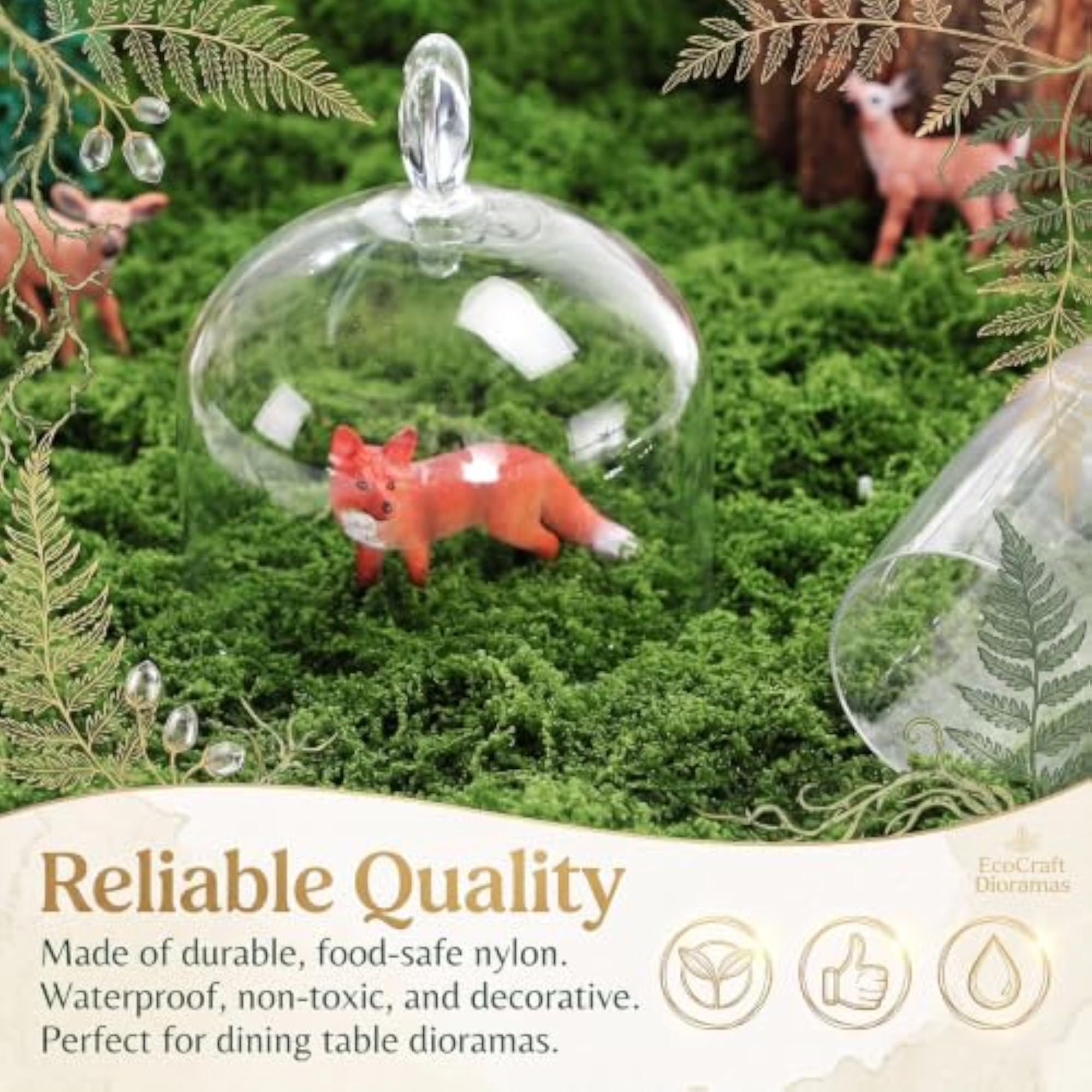 6 Pcs Artificial Moss Mat Roll for Party Decoration