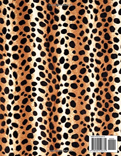 Composition Notebook: Leopard Print Composition Notebook College Ruled, Lined Notebook Journal - Image 2