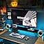 Black x RGB Light