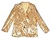 Rubies Gold Sequined Costume Accessory Jacket for Adults, Men's Large