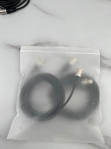 Miniatura 11 de EBXYA Cable XLR de 50 pies, 2 paquetes – Cable de micrófono equilibrado de alta calidad con cable XLR de 3 pines macho a hembra, color negro Negro