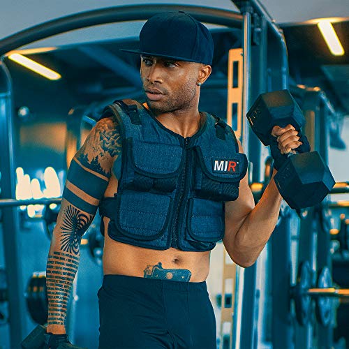 miR Air Flow Weighted Vest 20 lb with Zipper