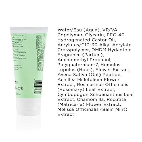 True Curl Starter Bundle: Light Hold Defining Gel With Non-Lather Shampoo/Conditioner. Clean Haircare For Beautiful Curls #TOP7