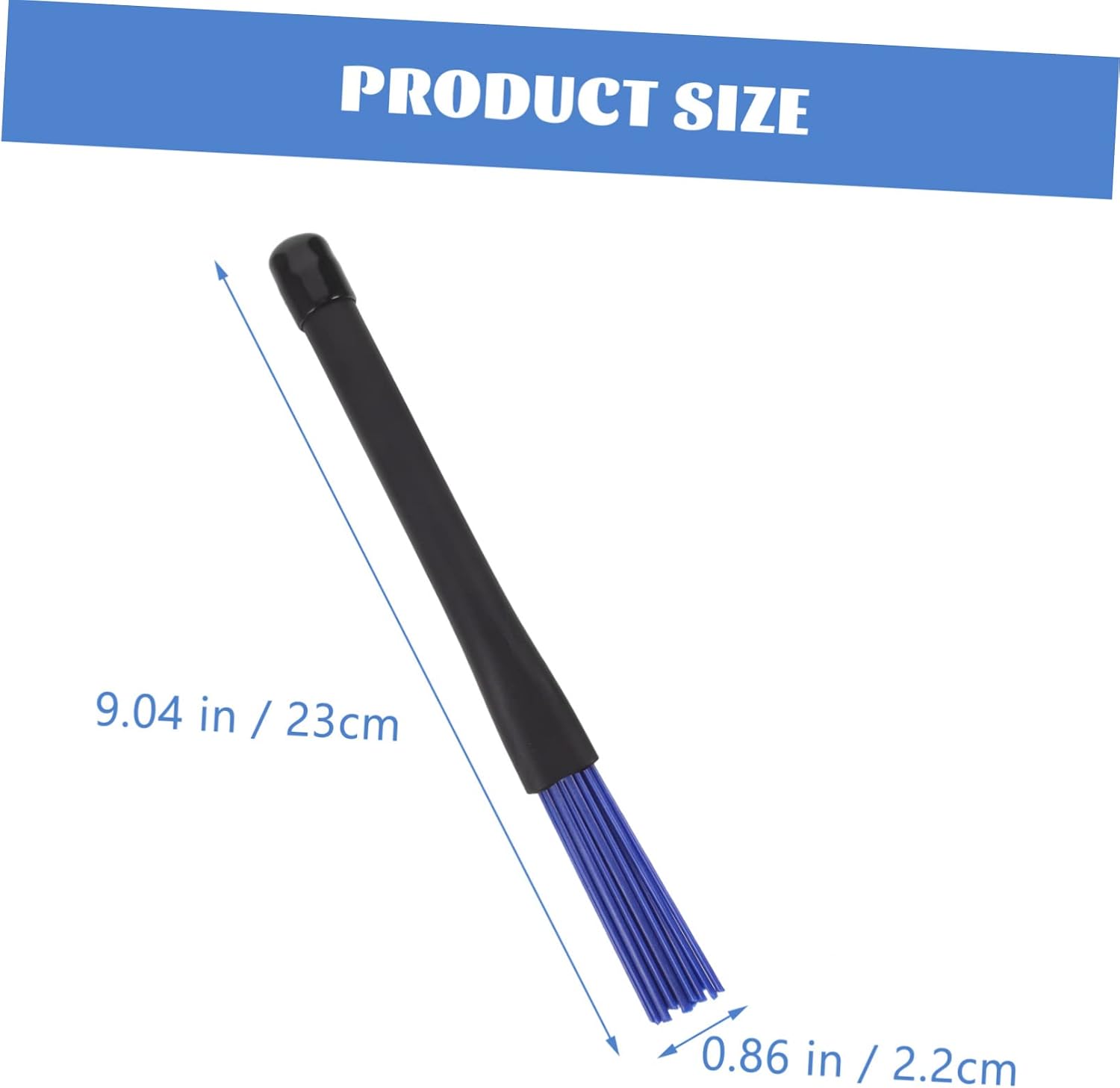 1 Pair Retractable Nylon Drum Brushes Set with Handle for Jazz Rock and Percussion Compact for for Beginners and Youth Bands