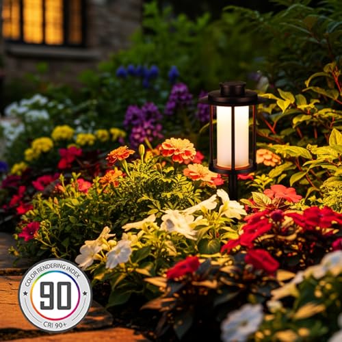 Image of LEONLITE 6-Pack 21.9 Inch 5CCT Low Voltage LED Landscape Path Lights 300LM