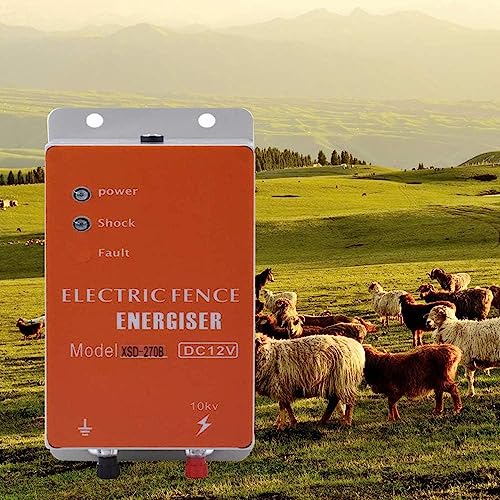 Cerca Eléctrica Controlador De Pulso De Alto Voltaje Seguro Granja De Animales Cerca Eléctrica Pastor Cría De Animales Controlador Eléctrico De Esgrima