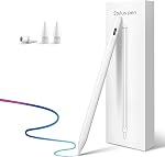 Stylus Pen for iPad 2025-2018 with 13 mins Fast Charge,Tilt Sensor Palm Rejection Pencil for iPad 10/9/8/7/6th,11th A16,Air 11/13" M2/M3,Pro 11/13" M4/M5,Pro 12.9",Air 5/4/3,Mini 7/6/5