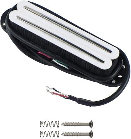 Amazon.com: FLEOR Humbucker - Pastilla humbucker de guitarra de tamaño  único, color blanco, Fender Strat Squier Tele : Instrumentos Musicales