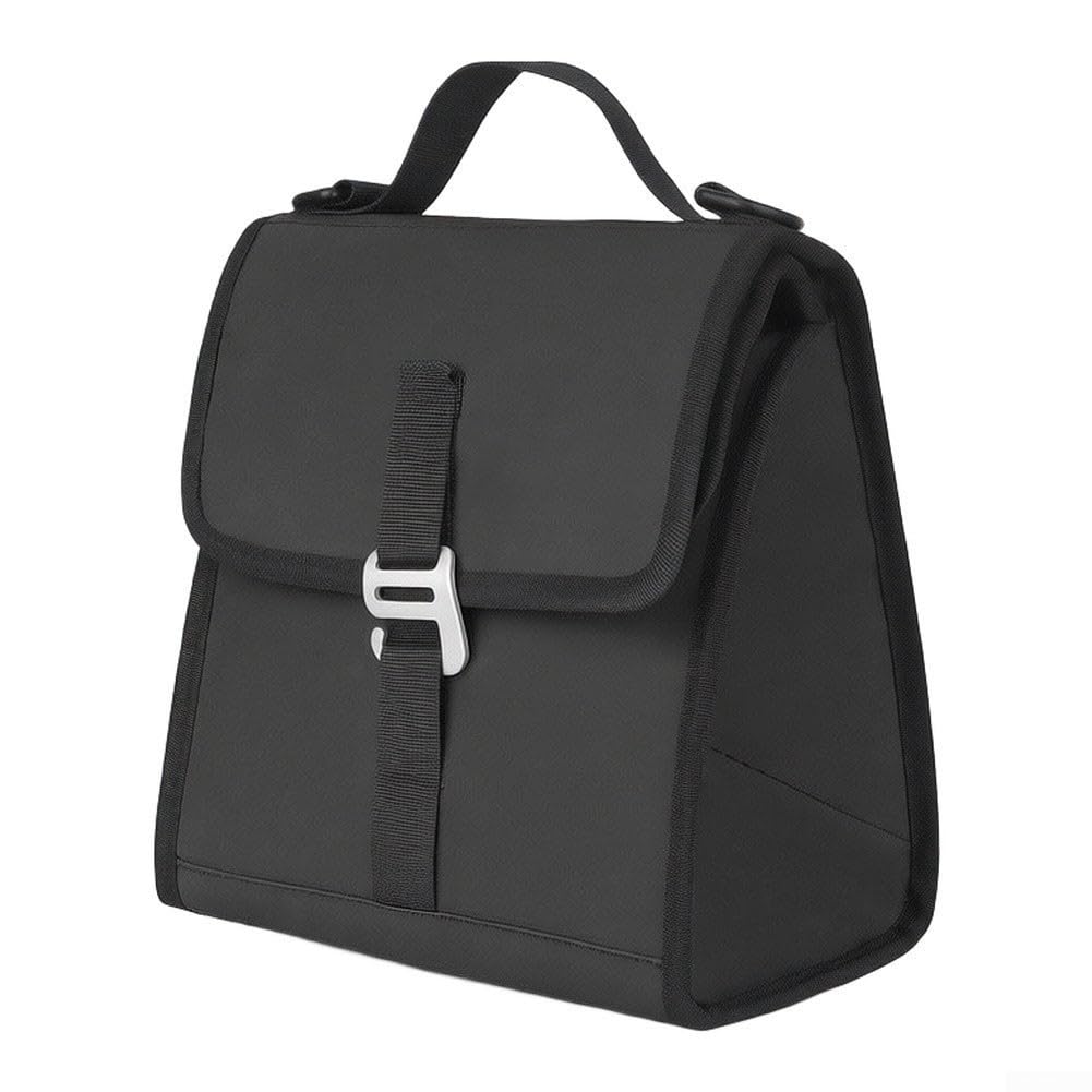 Borsa Anteriore Bici Pieghevole 24x23cm Nera