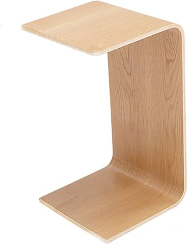 Mesa auxiliar para sofá, mesa de computadora móvil UC ligera y simple, mesa de esquina creativa/mesa de centro de madera maciza (color : B)