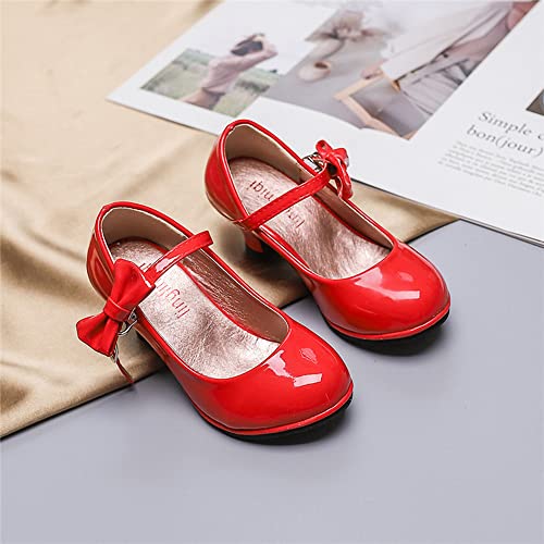 Girls Mary Jane Heels Dress Shoes Comfortable Princess Party Wedding Pumps for Toddler Little Kid2