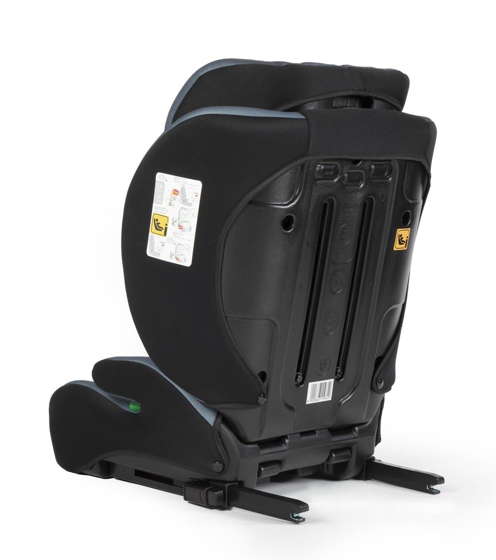 Tataway Silla De Coche Con Fijación ISOFIX Para La Seguridad De Los Niños Con Una Altura De 100 A 150 Cm Con Gráficos Sobre Fondo Gris