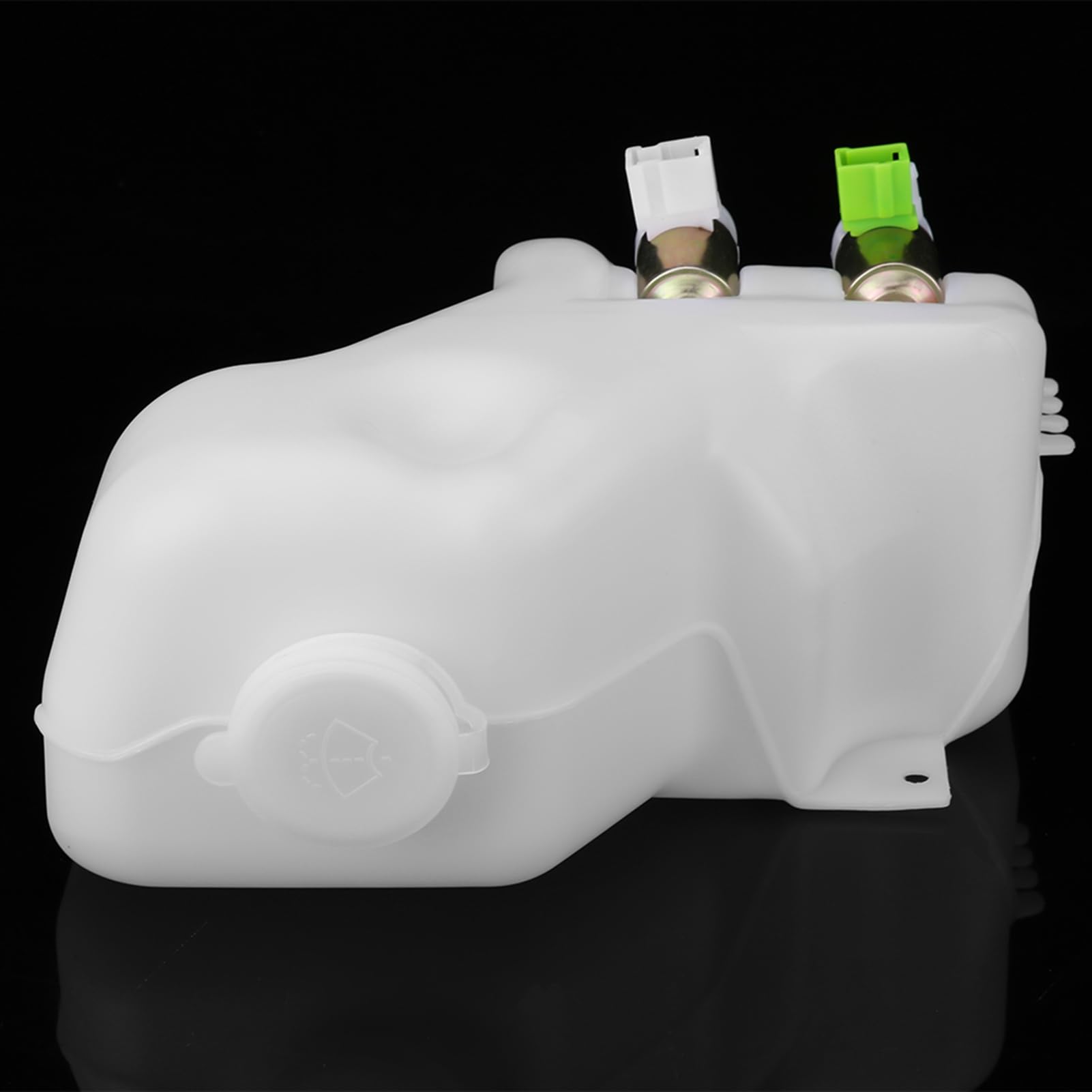 Windshield Washer Pump, KIMISS Windshield Wiper Washer Bottle 2 Hole Pump Tank Jar Kit for Patrol GQ Maverick 1988‑1997