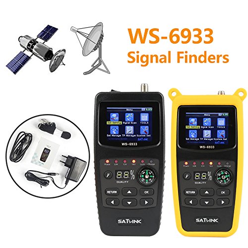 Localizador de Satelite SATLINK WS-6933 DVB-S2 Satellite Finder FTA CKU Band