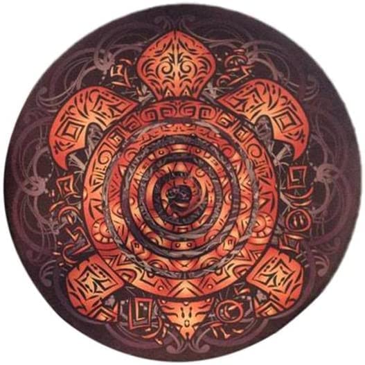 LIOONS Creative Shaman Drum 10 Inch Tambor Hechicero Sonoro Tambor Hecho a Mano para Amantes de la Música Tambor de Lengua para Adultos