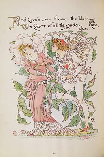 Peinture pour les décorations de maison toile murale Walter Crane 60x90