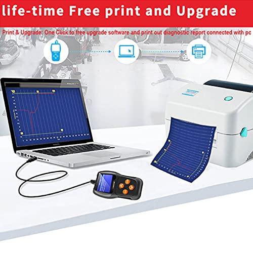 Wakauto Testador de carga de bateria de carro 12 V analisador de sistema de carregamento de bateria