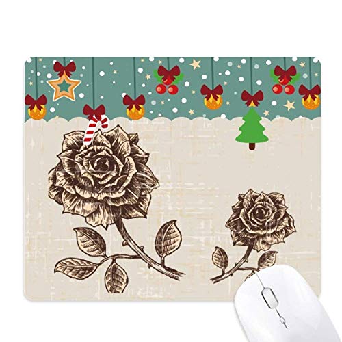 Alfombrilla de ratón floral marrón ideal para decorar tu zona de teletrabajo