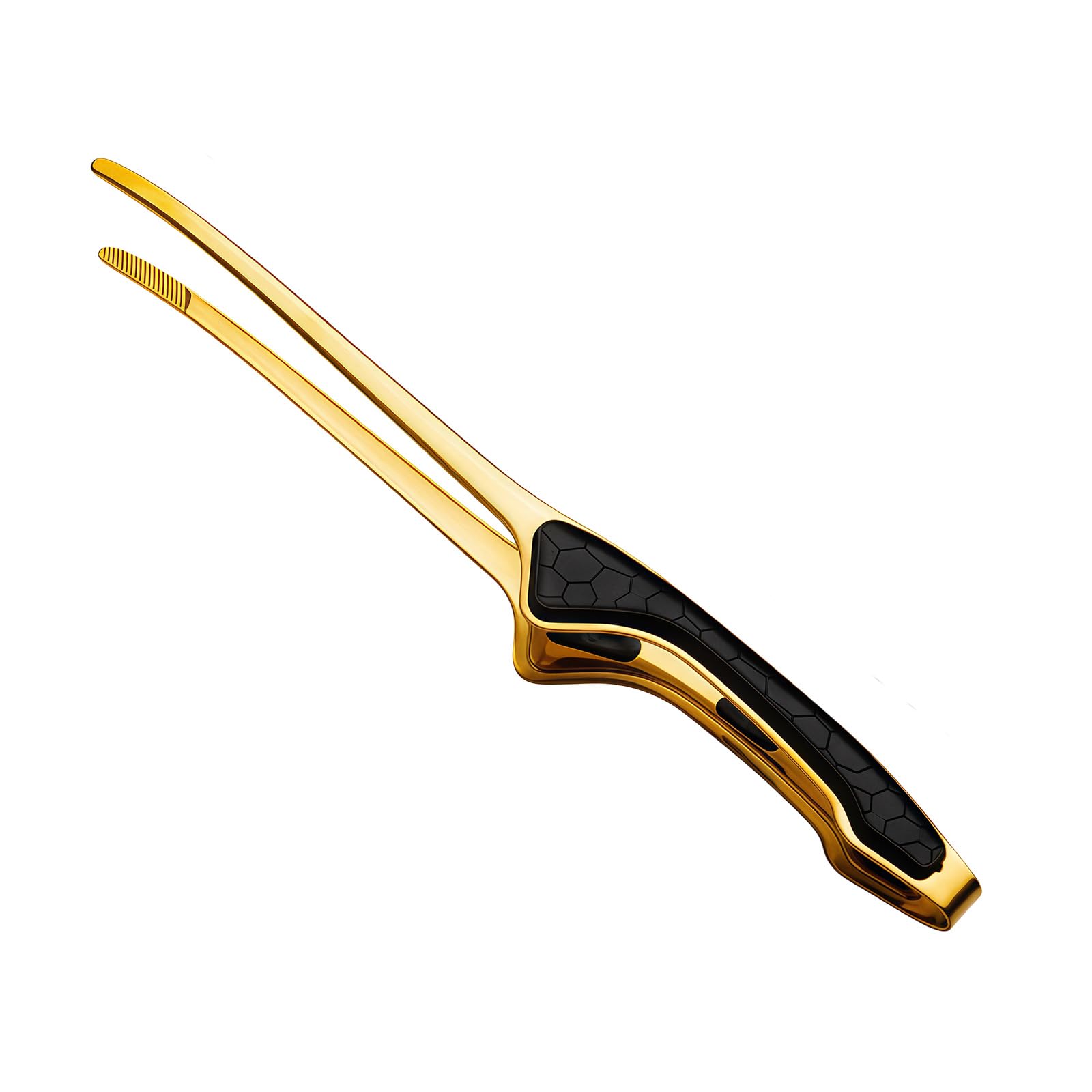 Ekoama Stainless Steels Tongs With Nonslip Silicone Handle For Cooking Grilling And Serving Food Kitchen Gadget