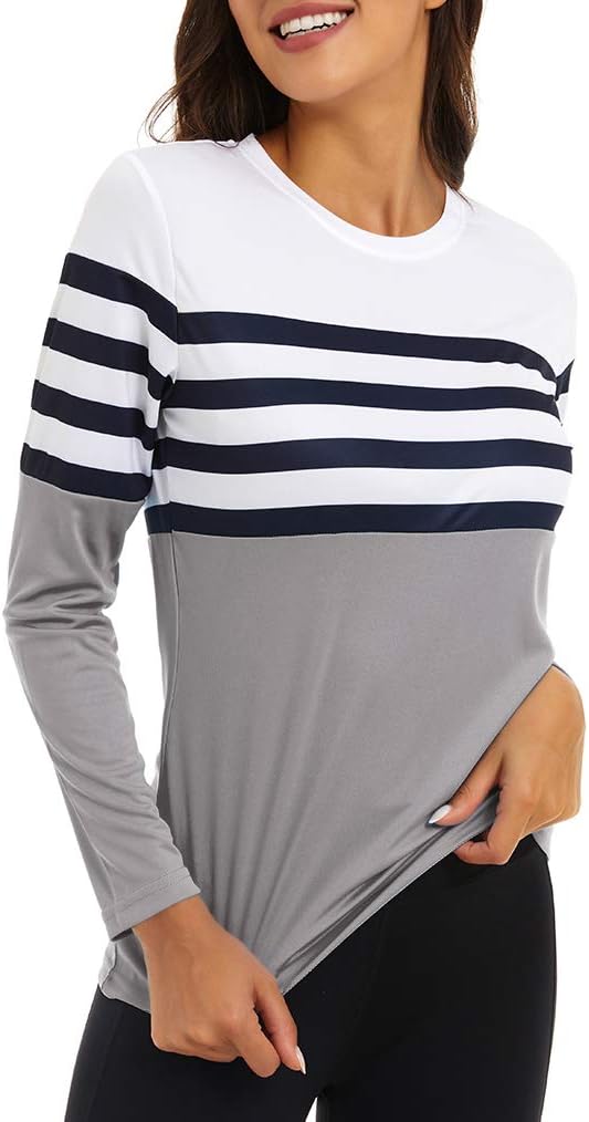 NEYOUQE Women's Long Sleeve Sun Protection Clothing Casual Shirts UPF 50+ SPF Top