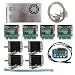 4 Axis Nema23 Stepper Motor 270oz-in 76mm 3A Dual Shaft+TB6560 MD430 Driver CNC Controller Kit for CNC Router Engraving Milling Machine