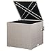 Casaria® Auflagenbox Kissenbox 318 L Garten Aufbewahrungsbox Polyrattan Creme
