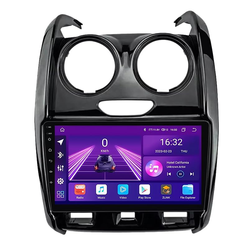 Car Stereo Android 11 con pantalla IPS de 9'' para Renault Duster, GPS y Carplay integrado