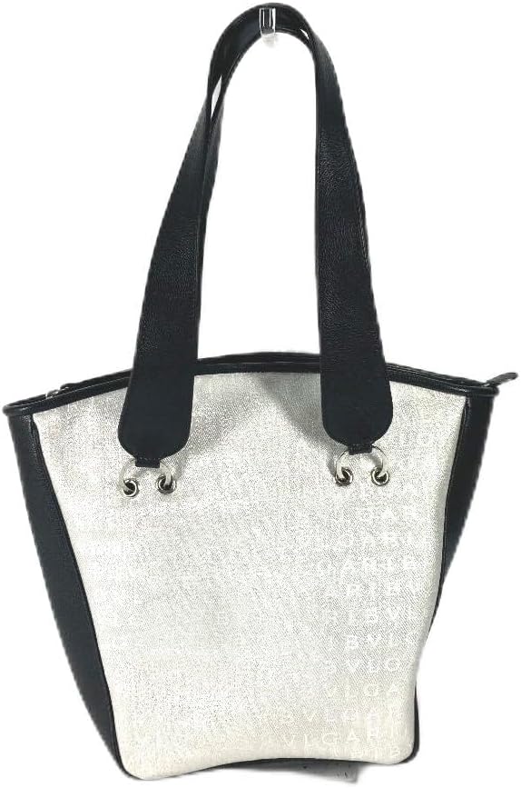 ブルガリ)BVLGARI ラメ バイカラー ロゴマニア トートバッグ ブルガリ)BVLGARI ラメ バイカラー ロゴマニア トートバッグ
