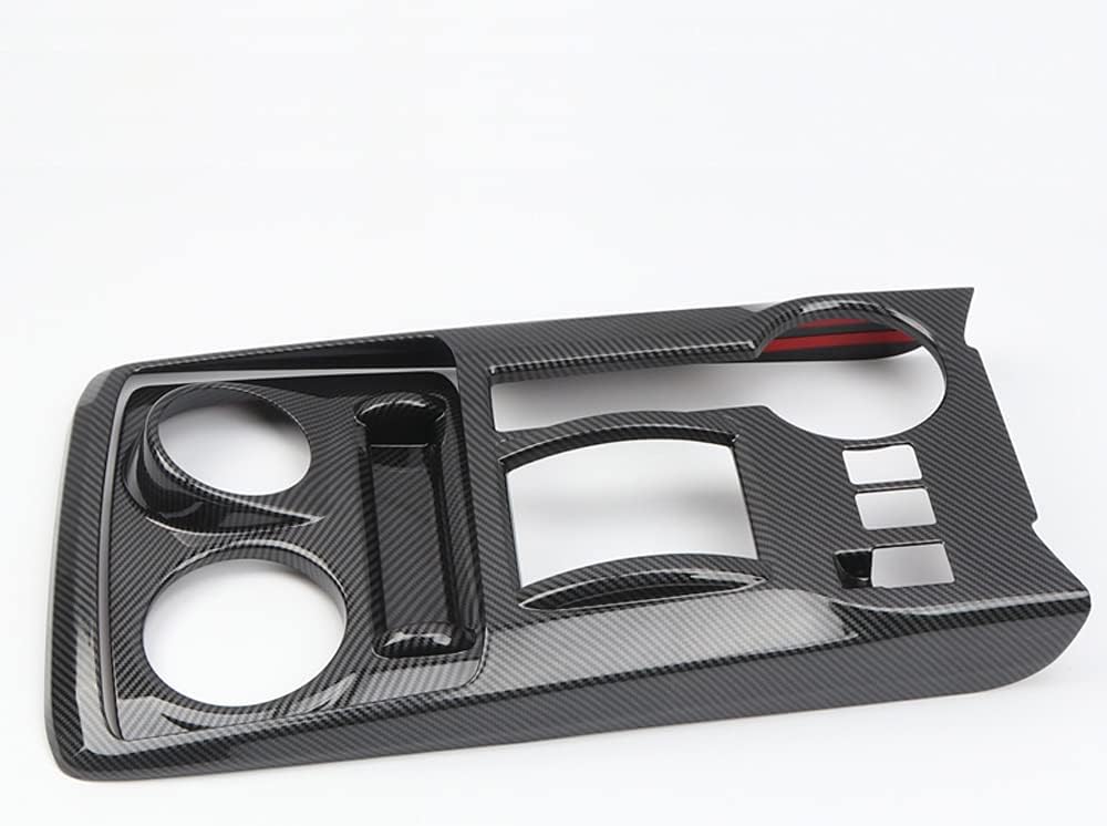 HIGH FLYING for Toyota 4Runner 2010-2024 (with H4L-H4F Switch) Car Accessories Center Console Gear Shift Panel Cover Trim ABS Carbon Fiber Grain 2pcs (Not Fit RHD)