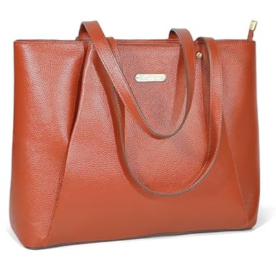 Blofinche Genuine Leather Tote Bag for Women,15...