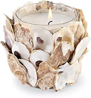 Oyster Shell Filled Candle