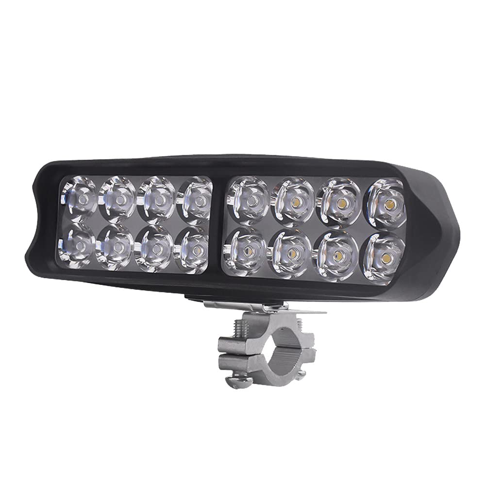 12V-80V E-Bike Przednie światło Motocykl Elektryczny rower Rower LED Reflektor Trójkołowy Lampa 12 Led Części rowerowe