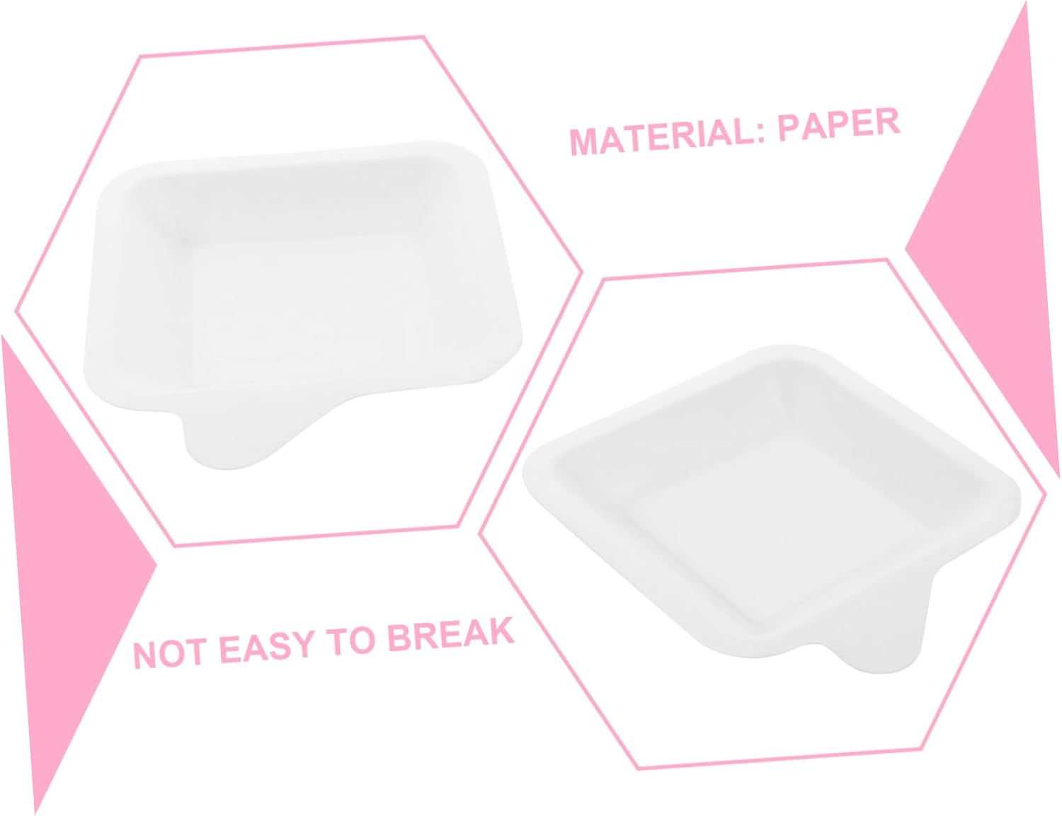 NOLITOY 100pcs Disposable Square Paper Plates for Cake and Dinner Heavy-duty Party Supplies Elegant Leak-resistant Design for Birthdays and Gatherings