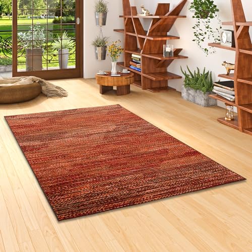 Pergamon Samba - Tapis de Designer - Dégradé Terre Cuite - 5 Tailles