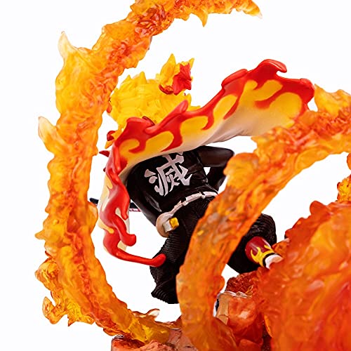 Kelake Gk Demon Slayer Rengoku Kyoujurou Figure Statue Figurine Model Doll Collection Cute Birthday Gifts Pvc #TOP3
