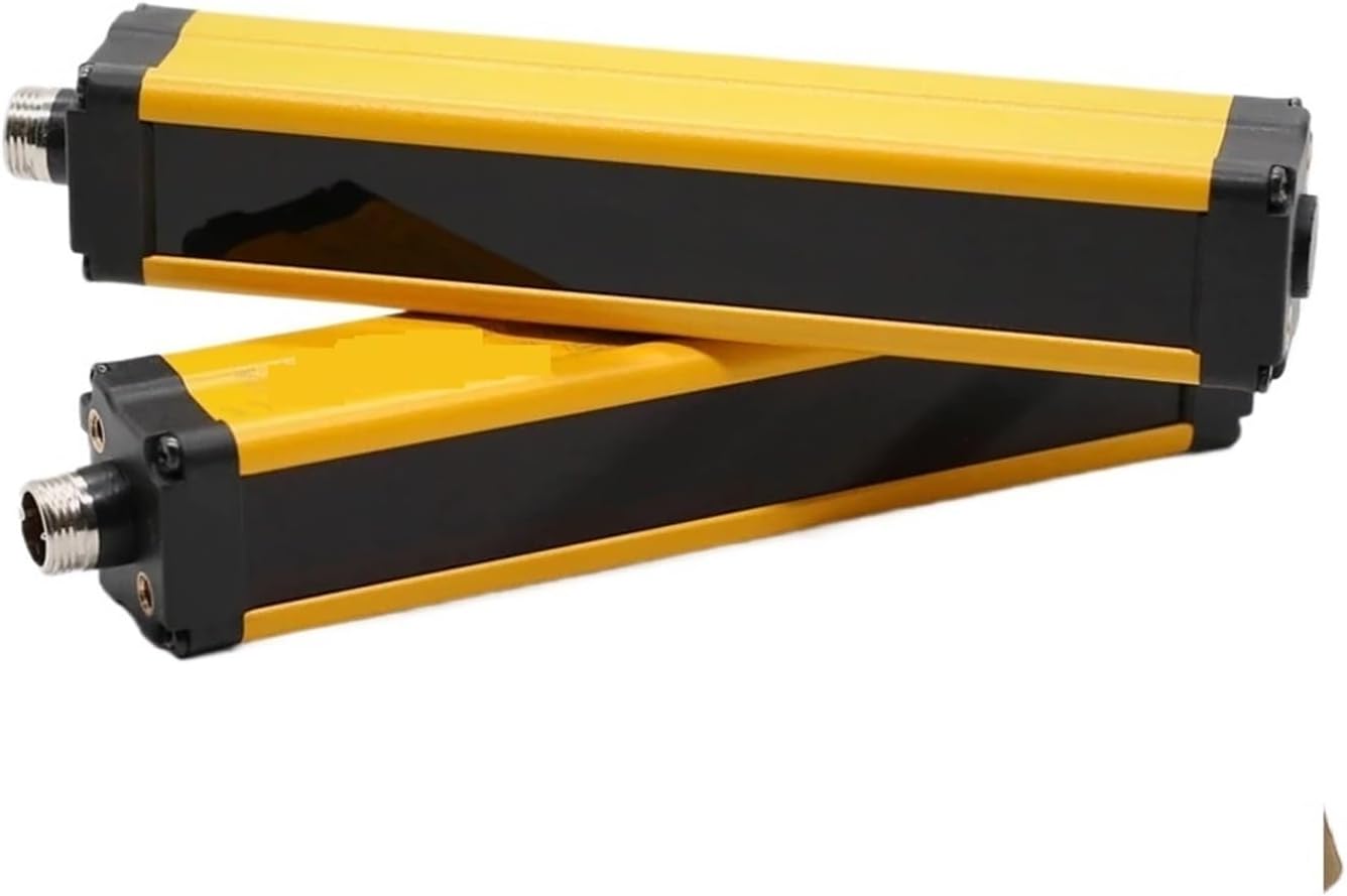 CAARLA Safety Light Curtain Sensor Switch 4-42 Beam 10mm Resolution 3/5/10M Protection Photoelectric Switch Area Sensor APS30 NPN PNP Universal(APS30-0810,3m Distance)