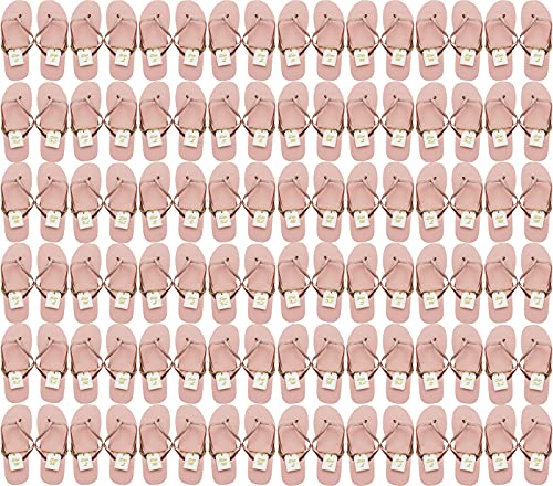 Image of Bulk Flip Flops for Weddings | 48 Pairs | Reception Guest Slippers | Women Men Beach Pool Wholesale Sandals Pack